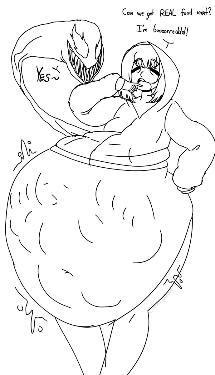 GumdropDraws's tweet photo. Since I had some DOUBTERSSS on my latest quote tweet:

Here's my EASILY digesting that sandy man unlike how Spider-Fraud couldn't~ 🥱✨️✨️

(Pay no mind to my friend 💙) https://t.co/JXLtAhB0eJ