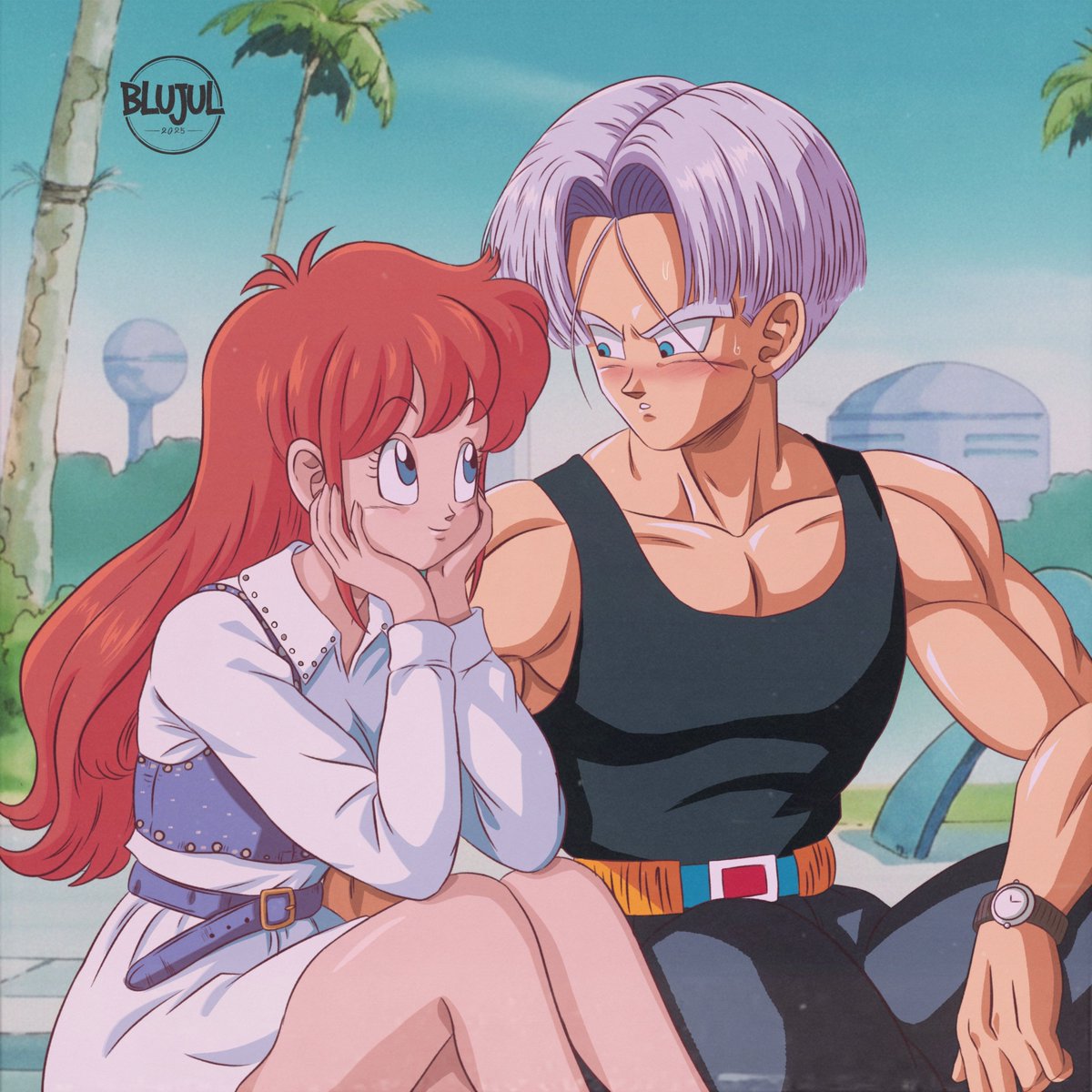 Blujul1's tweet photo. One of my fav commissions from last year for my awesome friend @dbz_starchild 
#trunks #DragonBallOfficial #commisionsopen https://t.co/ujH8sgOidw