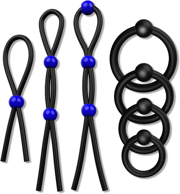 MiyaSextoys's tweet photo. Cock ring set unlocked 🔒🍆🔥

Lasso ➕ solid options  
‼️Harder
‼️Longer
‼️Better

Who’s claiming one? 👀🖤

#CockRing #BallStretcher #MaleSexToys #NSFW #BDSM #CockRings #Stamina #Edging #SexToys #Kink https://t.co/WTzKRSvZtn