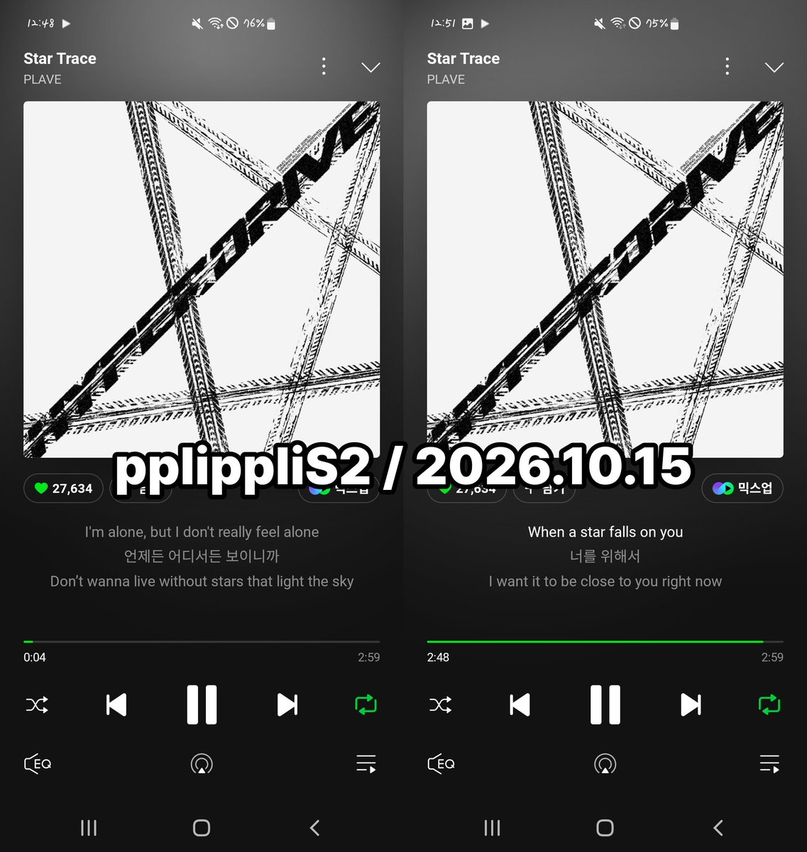 pplippliS2's tweet photo. #PLAVE_StarTrace_STREAMING #HYPERDRIVE
멜론 스밍 26.10.15_12시 https://t.co/krQJAB0Idy