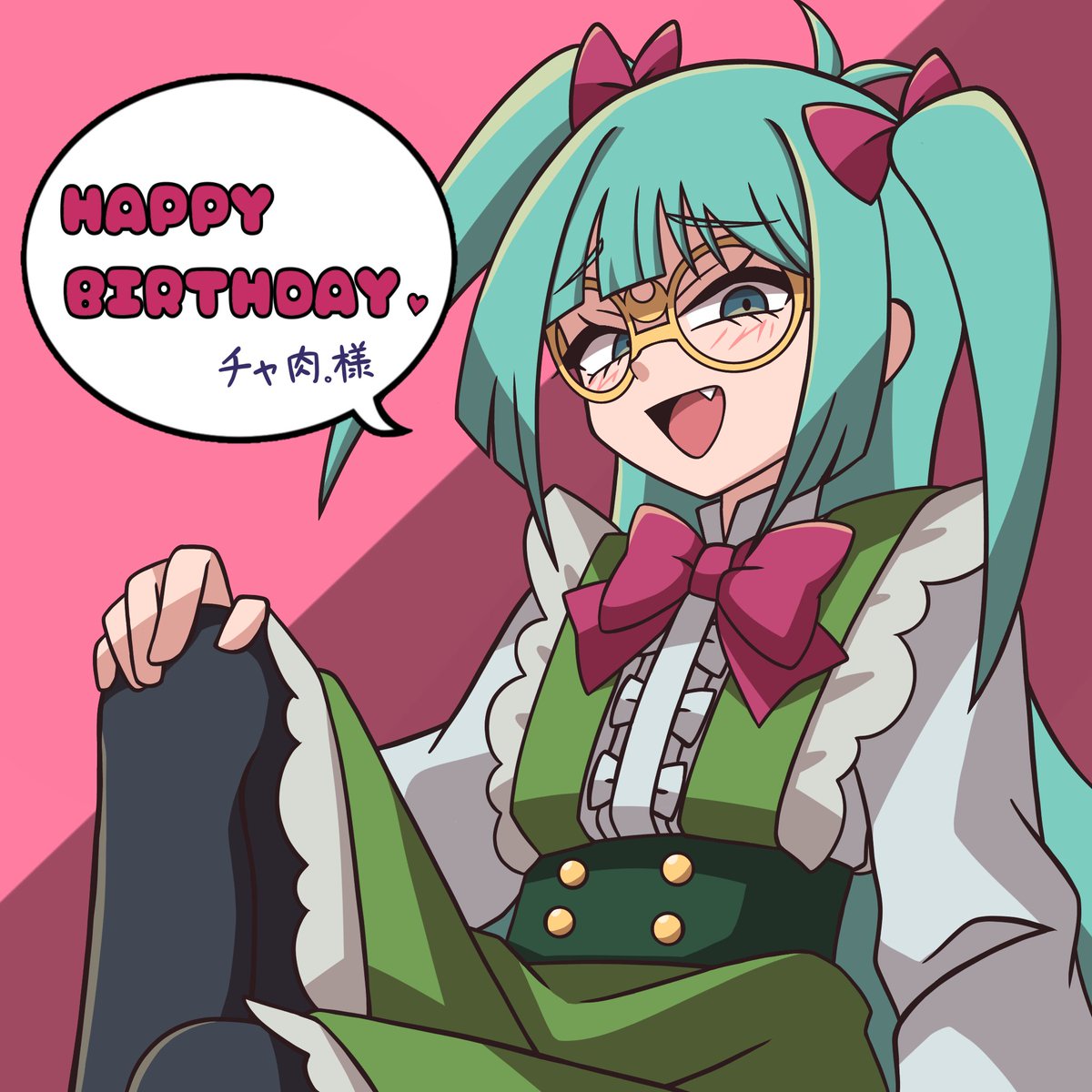 tamasun_'s tweet photo. @nama_no_niku チャン🥩さんお誕生日おめでとうございます🎁 可愛すぎるイラストにいつも癒されてます。
チャン🥩さんの🐛🎀ちゃんホント可愛くて、これはチャンスとばかりに描かせていただきました。
素敵な一年になりますように✨🦋 https://t.co/iqrgxav1Dd