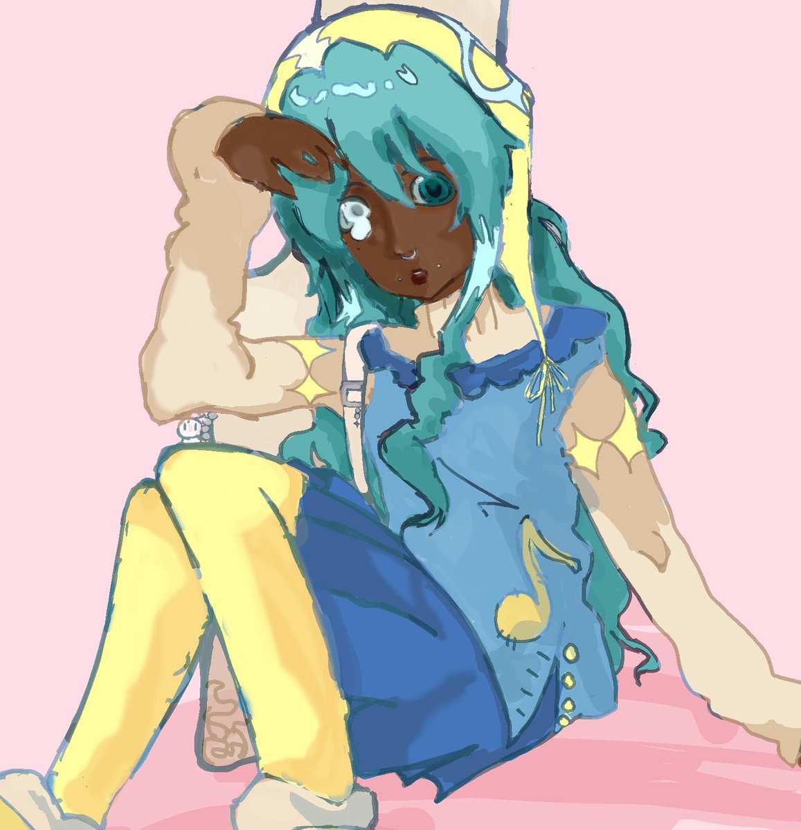 Lin1474995's tweet photo. #mili colored human Torino sketch! https://t.co/N8fSW74GZT