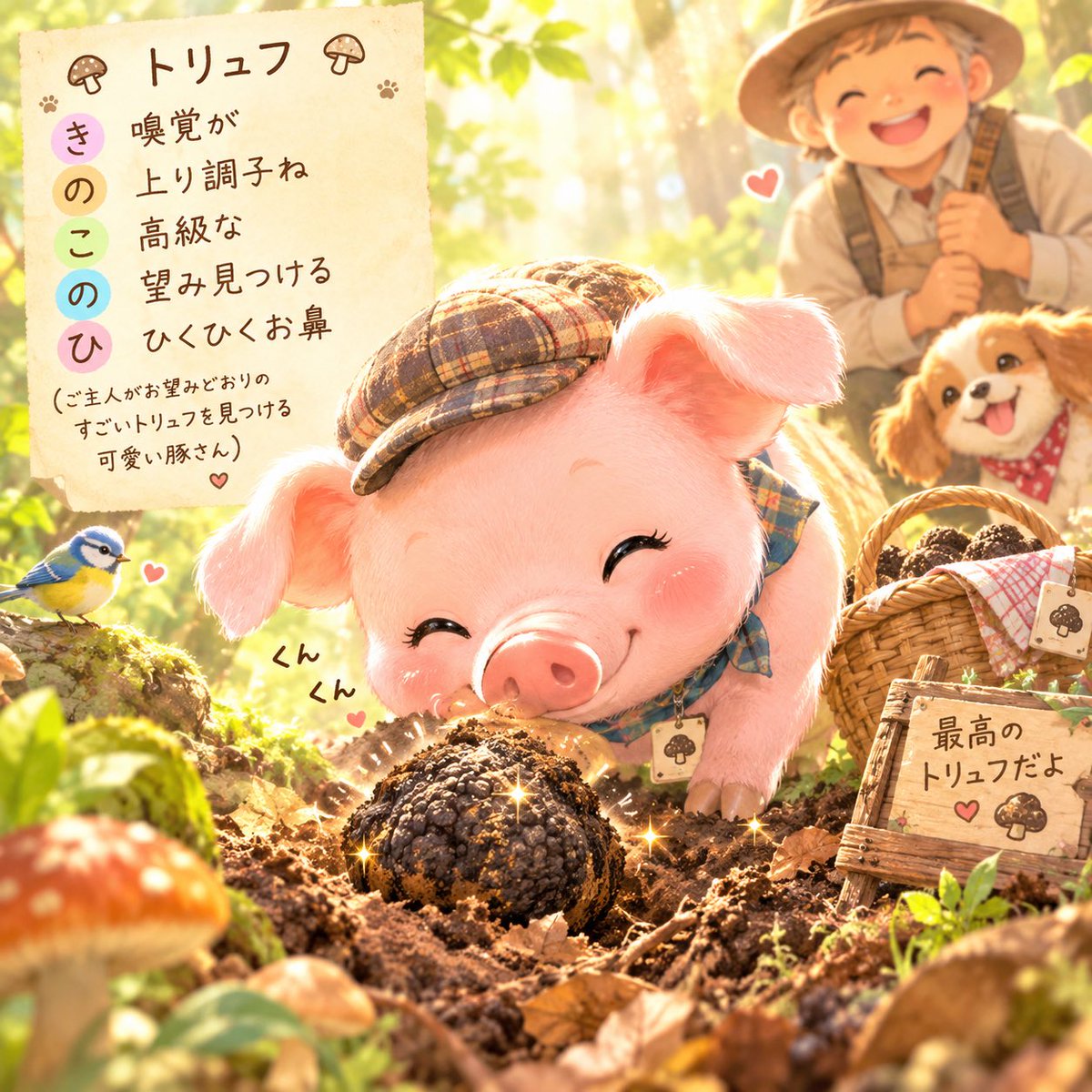 mauve3211013415's tweet photo. 🌼【今日はなんの日】🌸

「トリュフ」

き 嗅覚が
の 上り調子ね
こ 高級な
の 望み見つける
ひ ひくひくお鼻

今日10月15日は #きのこの日 🍄🍄‍🟫

10月はきのこの需要が高まる季節。
月の真ん中にあたる15日を「きのこの日」として、きのこの魅力を広めています👐🏻

#短歌 https://t.co/A8bbWvZt5i