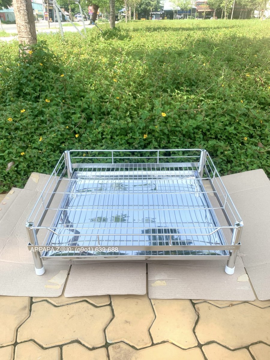 VnAppapa's tweet photo. Kệ inox 304 Đứng 1 tầng dài 60cm R40 C22cm đựng ly chén bát để bàn tủ bếp Có khay hứng nước Giao mọi miền #appapa #keinox304 #khay #kebep #thinhhanh https://t.co/7gL4xZvfUc