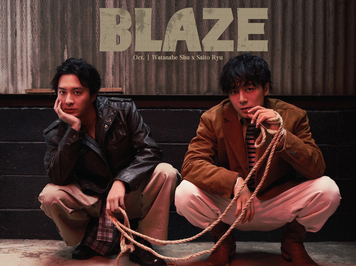 blazeprojectmag's tweet photo. 「BLAZE」10月号増刊表紙公開｜
#渡部秀 & #齋藤璃佑 

🔍雑誌の予約販売がついにスタート🔍
📢販売ページはこちら📢

🌡️直筆抽選イベントは11月2日午前1時に終了（世界共通イベント）

【🌍公式販売サイト🔗 공식 판매 사이트】
A/B/C.VER⬇️
https://t.co/8vr3s7jSYB

D.VER FULL SET⬇️
https://t.co/ngwhoraZQx

🚨
日本、한국、香港、澳門、Singapore、Malaysia、ประเทศไทย、Indonesia、Philippines
⬆️➡️ ご自宅まで直送 / 자택 직배송 / Direct home delivery

#キスは捜査のあとで
#キスあと