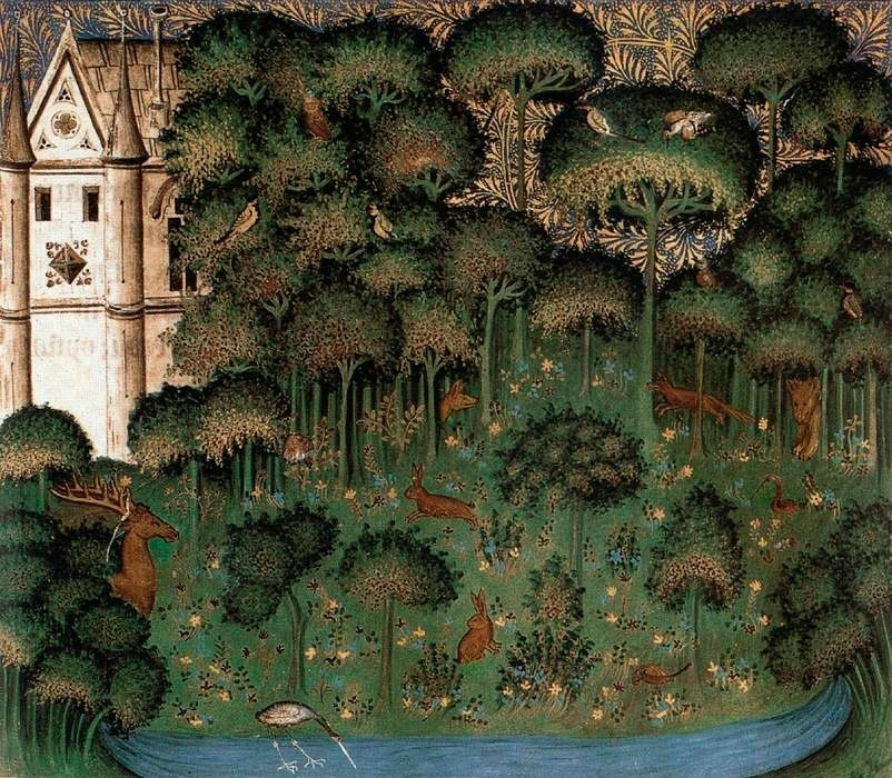 archaeologyart's tweet photo. The Mysterious Garden, 1350-1355, Guillaume de Machaut https://t.co/DiYOk39rjI