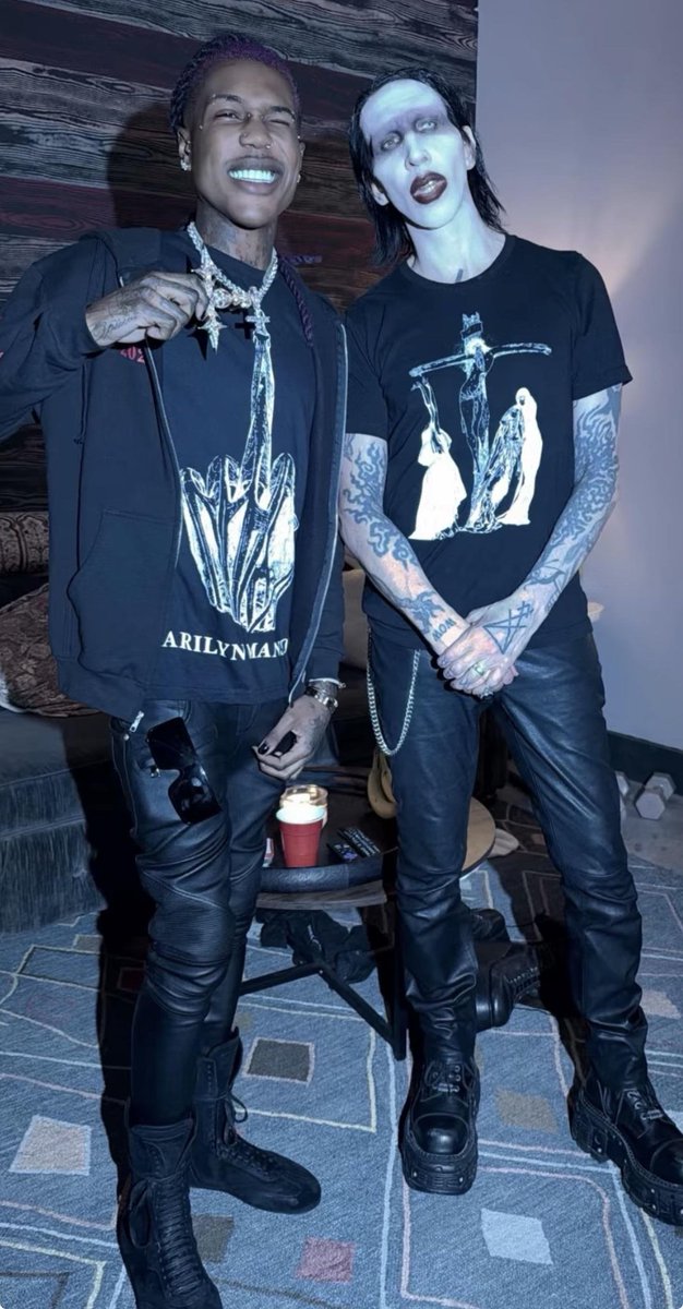 OpiumLATAM's tweet photo. 📸 | Destroy Lonely &amp; Marilyn Manson https://t.co/ExGs7kDrXe