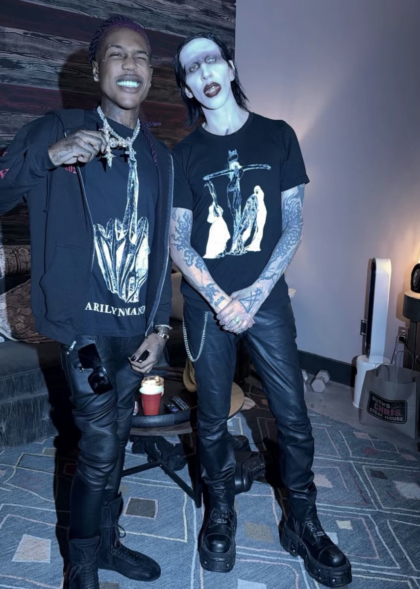 Lidesty's tweet photo. Destroy Lonely &amp; Marilyn Manson today 📸 https://t.co/7NiE7KhawE