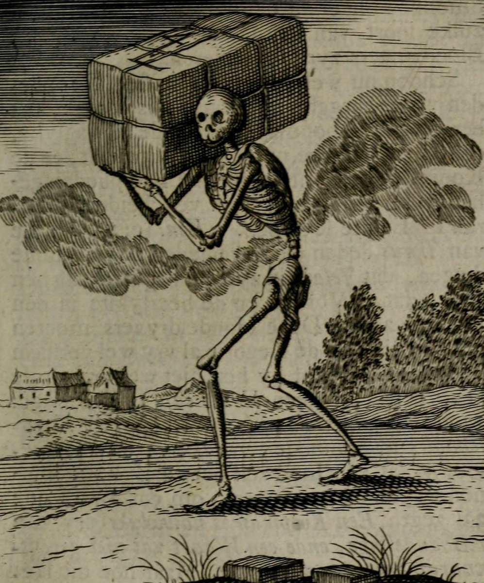 archaeologyart's tweet photo. Abraham a Sancta Clara, Dance of Death, 1737 https://t.co/zdpxR0LehH