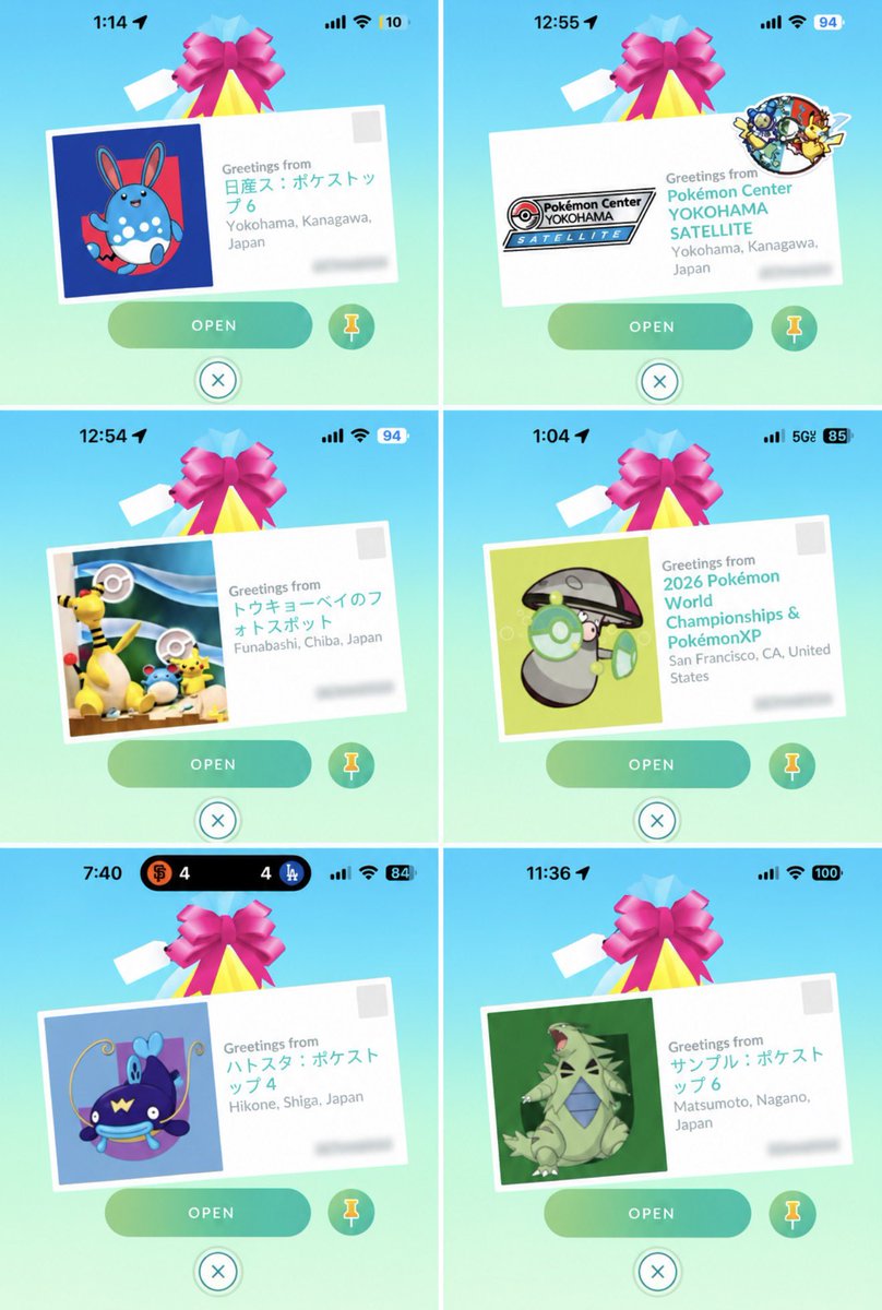 xGoodfxllas's tweet photo. Today’s Raid Hour shiny ✨ plus some awesome postcards I’ve been receiving from around the world 🌎📮

#PokemonGo #Pokemon #PokemonCompany https://t.co/IIu7ZBcccc