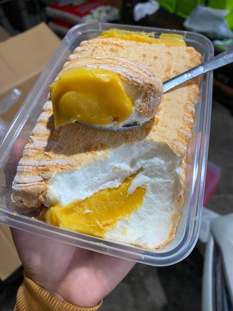 Xsplook1's tweet photo. brazo de mercedes?!!!! 
pwedeng pwede na para sa mahihilig sa fluffy food 🤤🥰🥰 https://t.co/kodkT94Lbp