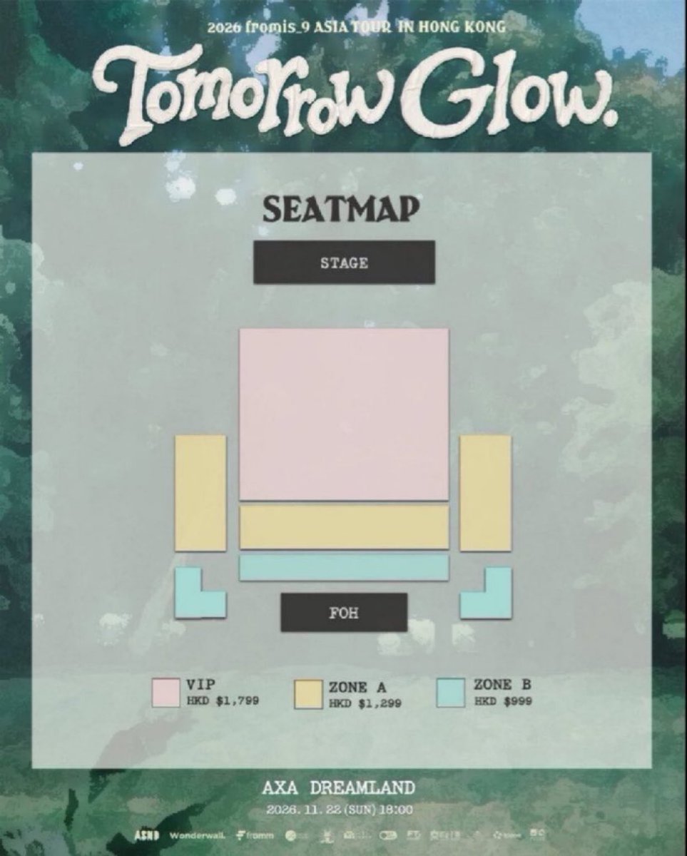 hjk98h's tweet photo. WTS
2026 fromis_9 ASIA TOUR [TOMORROW GLOW.] IN HONG KONG📍

• 3 tickets VIP

Transfer ID
Interfans can buy also
DM📨  
#fromis_9 #프로미스나인
#fromis_9_ASIATOUR
#TOMORROW_GLOW
#fromis_9_ASIATOUR_HONGKONG
#APlanetent #에이플래닛 https://t.co/vMDU2u9sfC