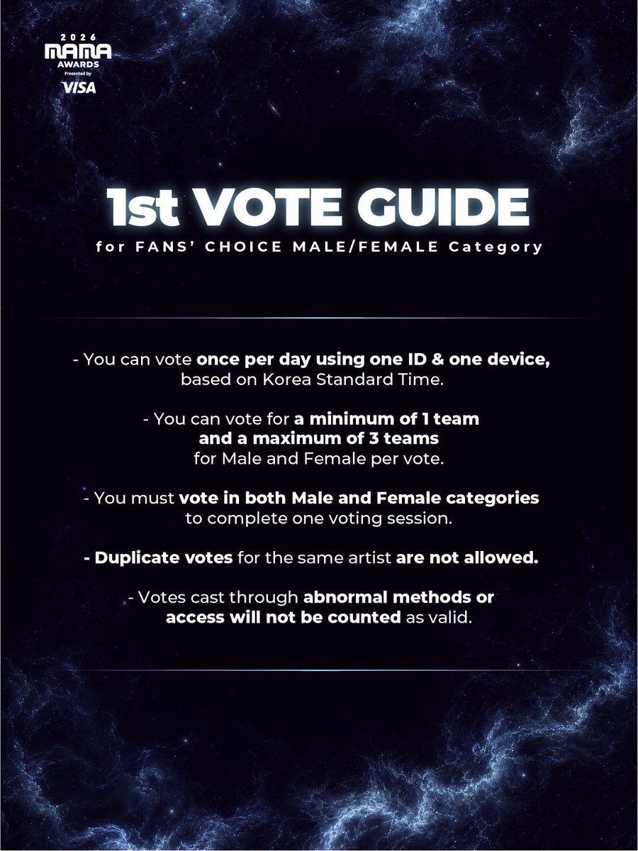 vernonlineph_'s tweet photo. [#2026MAMA] CARATS, WE NEED YOU TO CAST YOUR VOTES NOW! 🆘 

Every daily vote counts! Drop your voting proofs below with the caption, "My #2026MAMAVOTE is #SEVENTEEN"! ⬇️

📊 Mnet+ 90% + SNS 10% 🗓️ 1ST Vote Period: Oct 22, 23:59 KST 🗳️ 1 vote/ID/device daily https://t.co/JncddYyScx