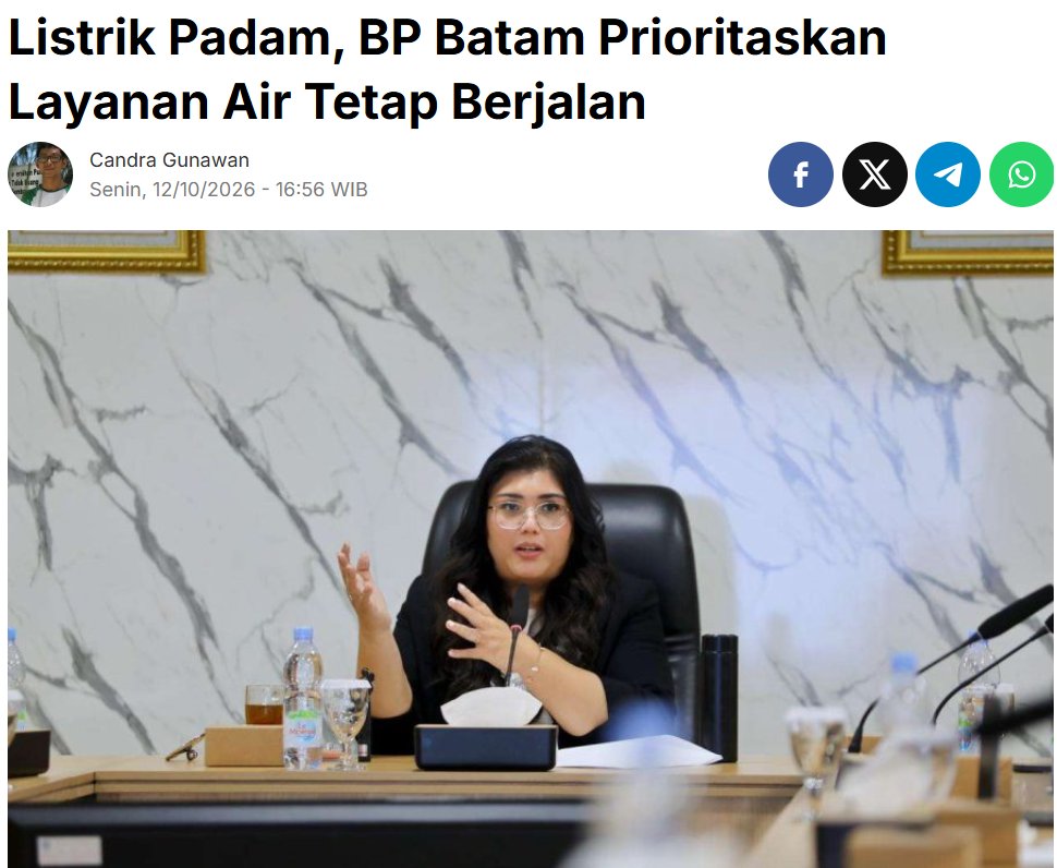staycleanguys's tweet photo. jujurly penanganan krisis air pas listrik padam ini solutif bgt lanjutkan teruss bp batam https://t.co/Z7ud05c7du