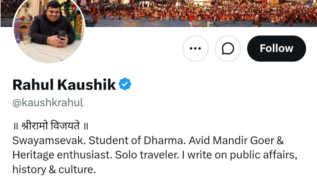 sandeep_PT's tweet photo. "Swayamsevak. Dharma."
Every single time. https://t.co/GKBFs7rEGd