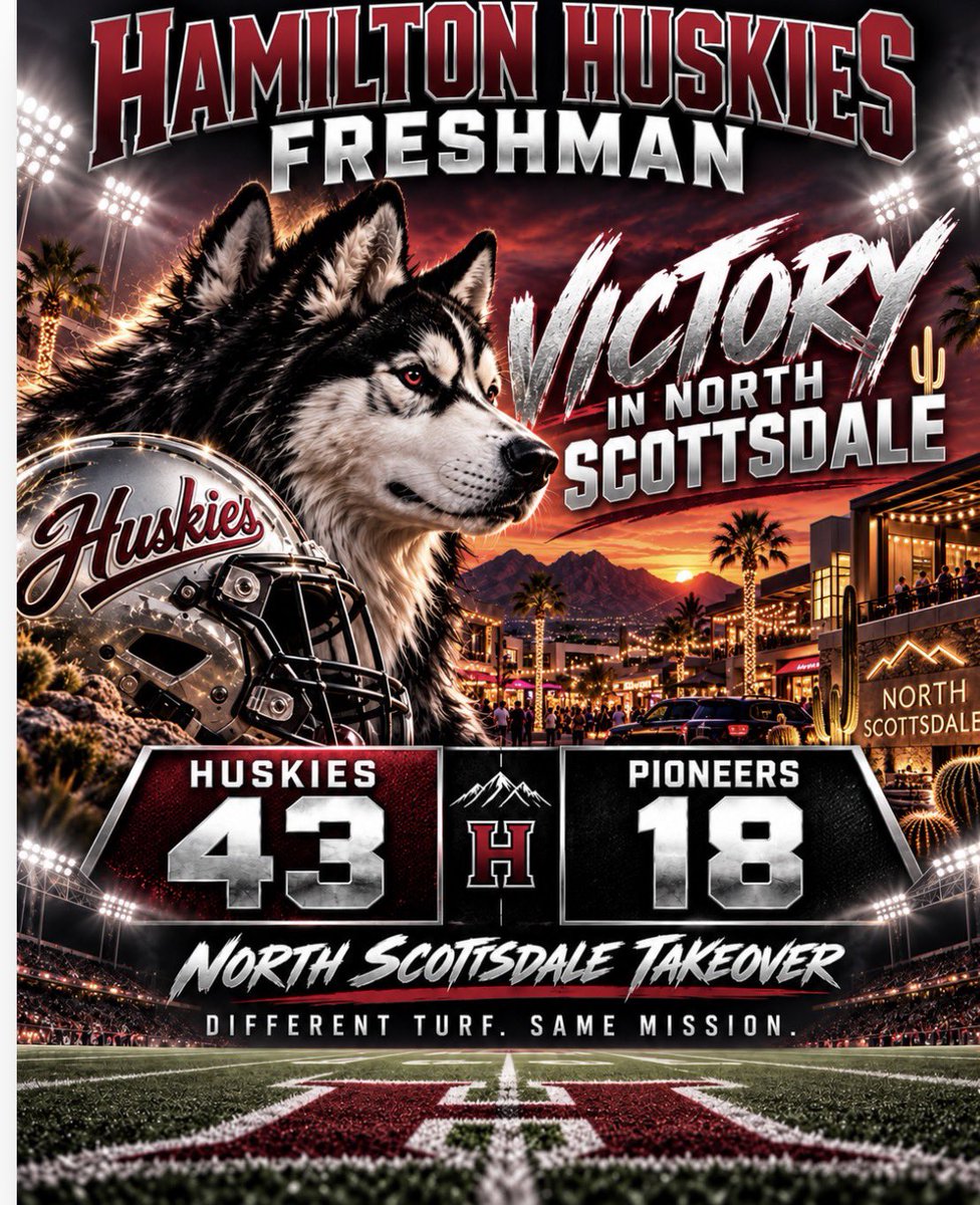 CoachZHamHusky's tweet photo. Great Team Win This Evening… Continue To Improve… Continue To Learn The Game…Stay Humble and Keep Your Heads Down and Continue To Grind.. One Day At A Time…Don’t Be Satisfied…
#HuskyStrong
@CoachDixonDBs @Husky_Football7 @HuskiesGridiron @HHS_Athletics_1 @CodyTCameron @JUSTCHILLY @therealbeadle @gridironarizona @AZHSFB @CUSDAthletics @KevinMcCabe987