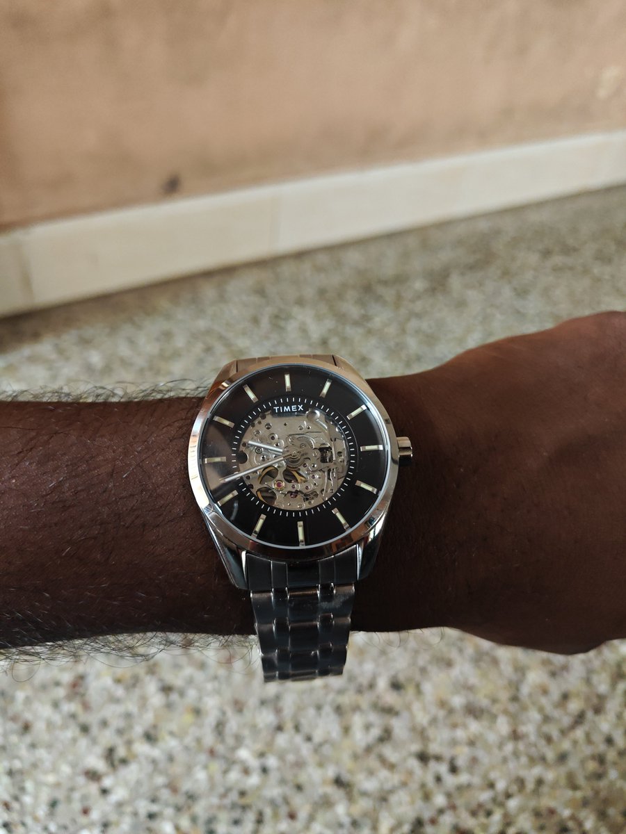 Rockydsk's tweet photo. ⌚ Proud to own my first Timex watch! ❤️

A worthy upgrade from Fastrack to Timex, and the first addition to my watch collection.

Absolutely loving the craftsmanship and the mechanism! ❤️⚙️

Here’s to many more! 🚀

#Timex #TimexIndia #WatchCollection https://t.co/yJ2YQb4I3A