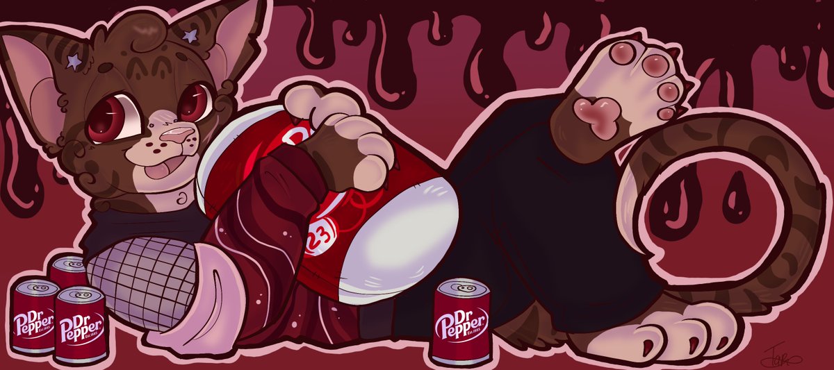 TonicCordial's tweet photo. Proud of this banner I made for my new insta. (Which you should totally follow. Its tonic.cordial) #fursona https://t.co/zFKMGzJXsE
