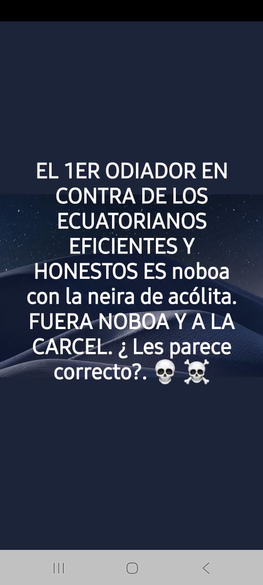 MorenoJuan20971's tweet photo. @fabriciocorread Lo q puedes hacer es seguir votando x @DanielNoboaOk, es decir x odio y cojudismo burgués! Acuérdate siempre q tener dinero y empresas no t hace parte del circulito narcobananero d #YborCity y #MiamiBeach! Ya deberías haber aprendido muchas cosas! #HLVS #LosApagonesDeNoboa https://t.co/4uD36sSCX0