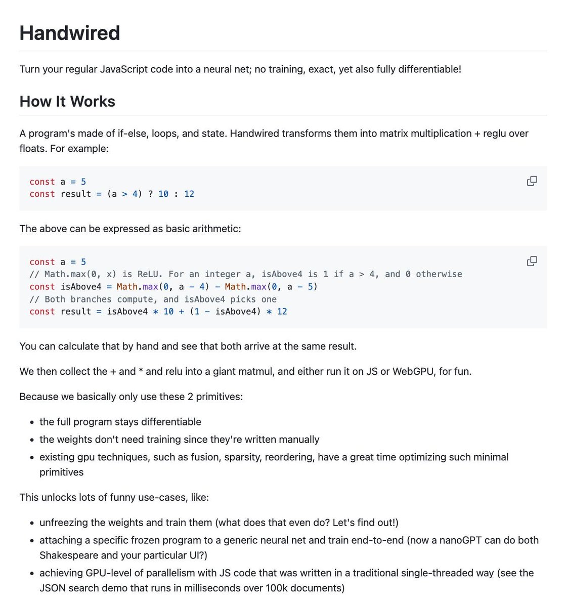 willdepue's tweet photo. i didnt get it until i read the github description. oh my god ultrabanger. must read
(cheng. never. misses.) https://t.co/f5l9MVqZPx