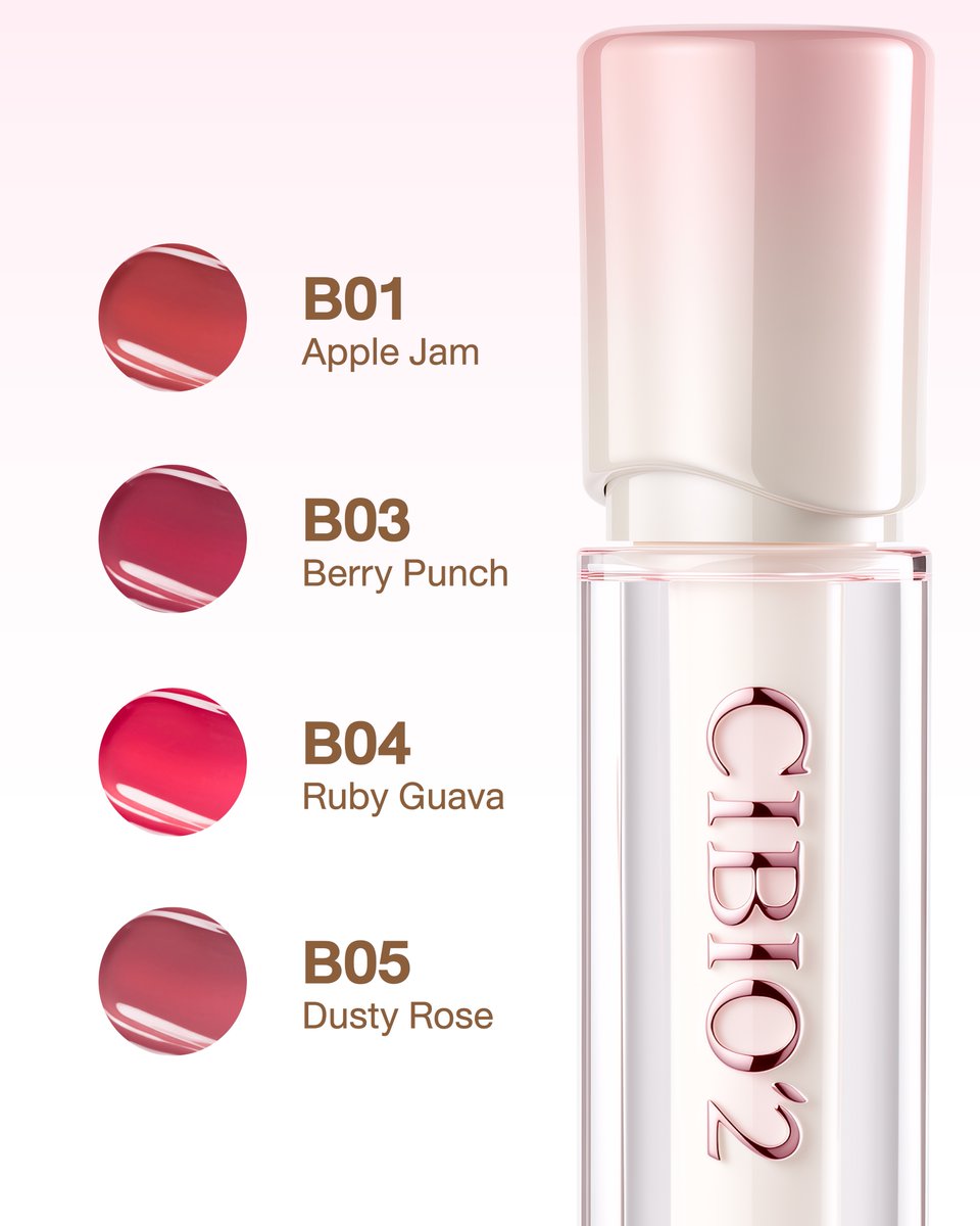 cibio2_official's tweet photo. ♡ NEW CIBIO’2 LIP SERUM ♡
สีสวย พร้อมบำรุงริมฝีปาก ให้ปากดูนุ่มชุ่มชื้นและสุขภาพดี 
♡ มีให้เลือกทั้งหมด 8 เฉดสี 2 ฟินิช

VELVET MATTE
01 Peach Cream 🍑
02 Cocoa Rose 🍫
03 Apricot Jam 🧡
05 Cherry Jam 🍒

SHINY GLOSSY
B01 Apple Jam 🍎
B03 Berry Punch 🍓
B04 Ruby Guava 🩷
B05 Dusty Rose 🌹

#CIBIO2 #CIBIO2LIPSERUM #CIBIO2MatteLip #CIBIO2GlossyLip