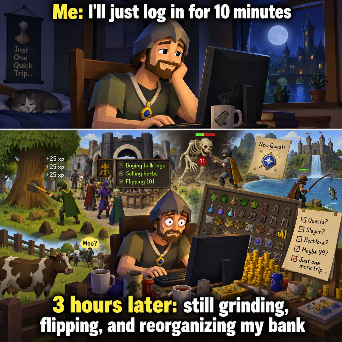 DanewolfDK's tweet photo. Anyone else can relate? 😅 https://t.co/2MTcwaxPoJ