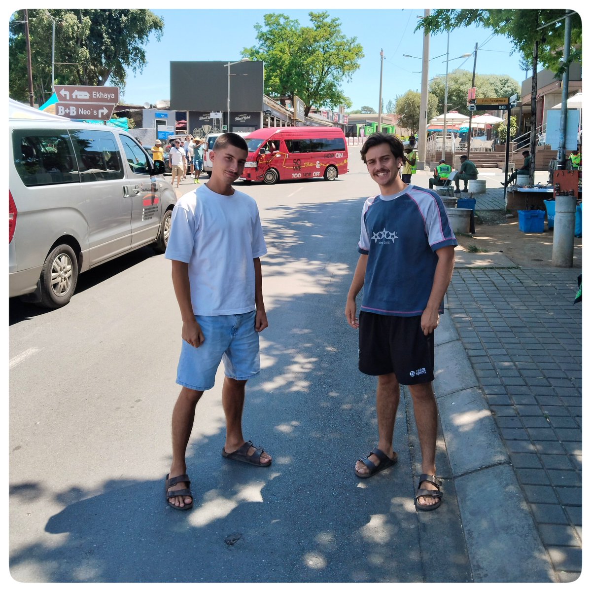 MicroAdventure5's tweet photo. J O Z I &amp;  S O W E T O  T O U R 🎉 🇦🇺

We made it count for @liam.deutsch and his friend from Sunday, Australia 🦘 during their one night stop in ourJozi on their last leg of their 4 months travel 🧳 over Africa and Europe 🌍.

They loved ♥️ Jozi and they had fun on our tour!🤩 https://t.co/vL42nVHQnD