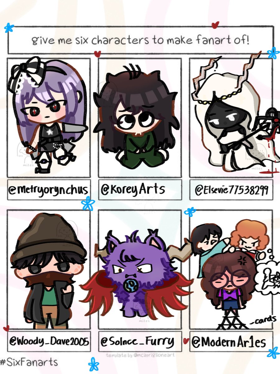 milesevah's tweet photo. finally done with the six fanarts! thank you for giving me your OCs @KoreyArts @ModernAr1es (couldn't tag you hehe) #digitalart #sixfanart #OC https://t.co/KEAKmXbZsl