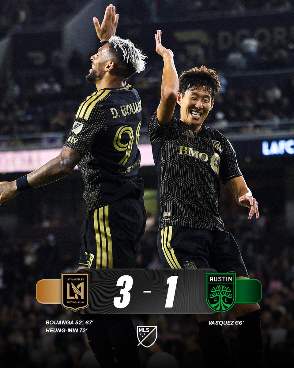 MLS's tweet photo. Sonny and Bouanga secure three points for @LAFC! https://t.co/mejqsx4M1h