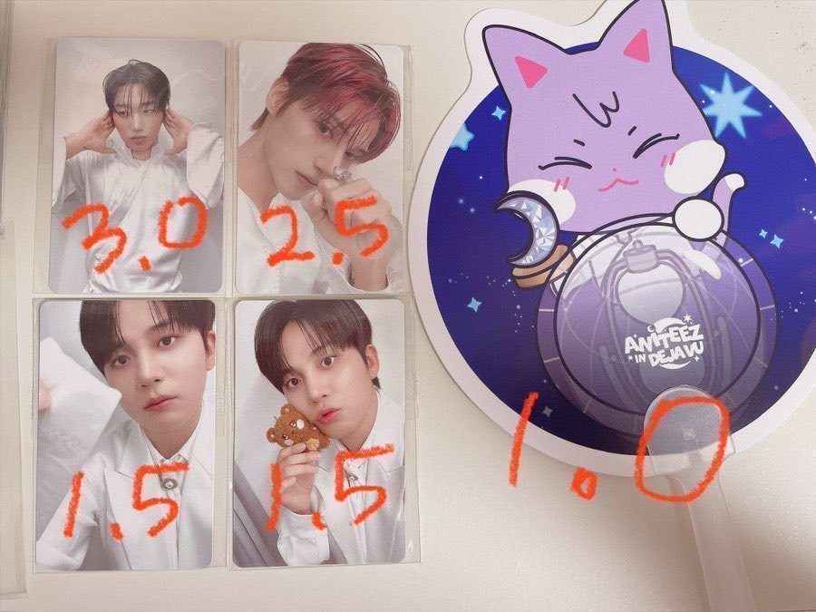 yangdo383's tweet photo. 에이티즈 애니티즈 양도

https://t.co/6sxcmOyDZQ
ateez 부채 인형 산덕이 포카 우요냥 쫑베어 홍중 성화 윤호 여상 산 최산 민기 우영 종호 hongjoong seonghwa yunho yeosang san mingi wooyoung jongho aniteez 마이티즈 포토카드 분철 makestar sign wts wtb photocard 판매 미공포 sell 팝업 https://t.co/E16wsoZtRg