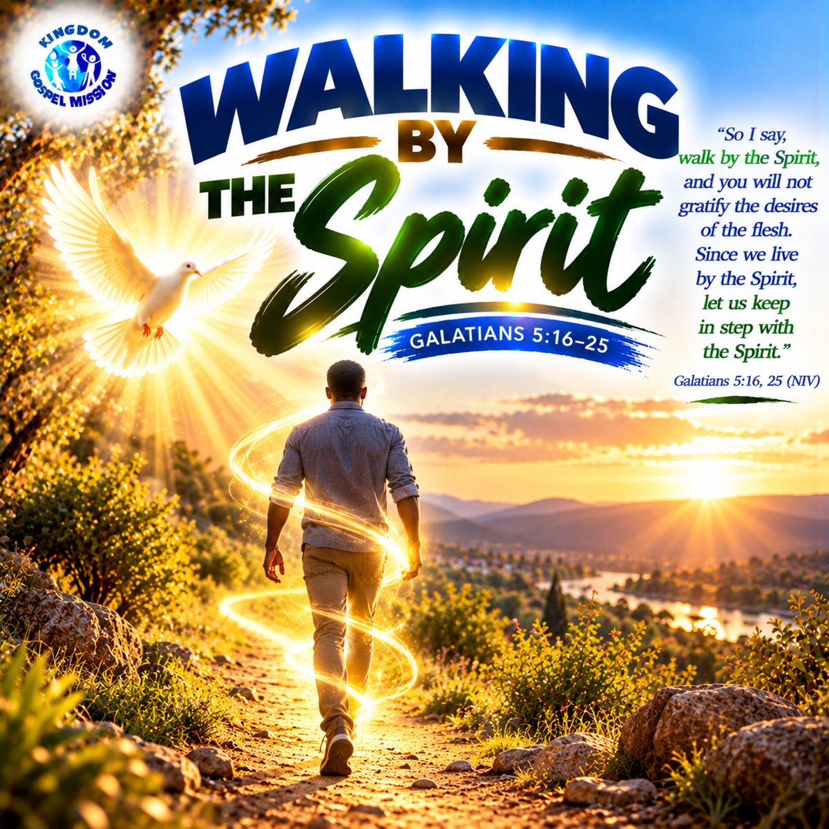 HeanRoger's tweet photo. Walking by the Spirit
 Galatians 5:16–25
What guides your choices when temptation comes?Galatians 5 calls us to walk by the Spirit. As believers,we depend on the Holy Spirit to resist sinful desires and obey God.
His work becomes visible through love,joy,peace, patience, kindness https://t.co/495RcuUzUF