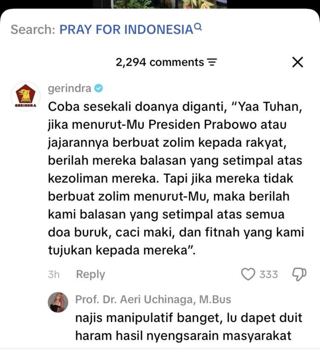 sehyrui's tweet photo. WTF ADMIN GERINDRA... https://t.co/XCAEhR4QGm