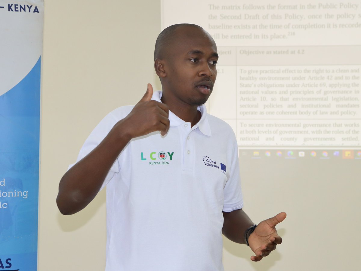 waharrisonb's tweet photo. The Nairobi County Youth Forum and KYCAC reviewed Kenya’s National Environment Policy 2026 draft, proposing inclusive, practical solutions for waste management, climate finance, AI access, youth participation and accountability.
More details: https://t.co/bofsZgJjOG https://t.co/KxuWdwrgM0