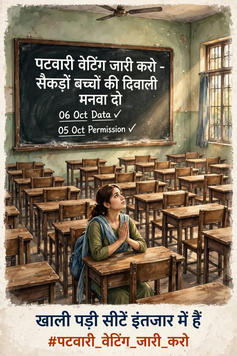ManilalBaranda8's tweet photo. @alokrajRSSB Patawari waiting deepawali pe joining https://t.co/O0U1h1leBw