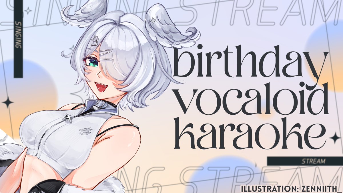 EliraPendora's tweet photo. stream waiting room!

its my birthday! so I'll sing whatever I want!!! :3
hehehe oldie vocaloid songs INCOMING

Stream @ 9PM PDT / 12AM EDT
#PenCast #NIJISANJI_EN #EliraPendora

【#EliraGotCake2026】 SINGING WHATEVER I WANT 6.0 【NIJISANJI EN | Elira Pe... https://t.co/Wgnsj0clnz https://t.co/OusTT3XLtF