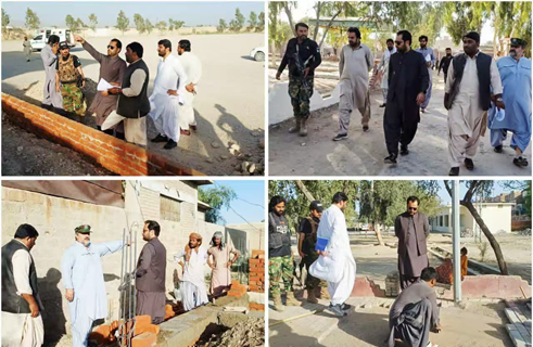 AliKhan323786's tweet photo. ڈپٹی کمشنر دُکی فضل الرحمن کبدانی کا BSDI ترقیاتی منصوبوں کا معائنہ، تعمیراتی معیار برقرار رکھنے، مؤثر نگرانی اور منصوبوں کی بروقت تکمیل کی ہدایت

#Duki #BSDI #Balochistan https://t.co/EDG7PbKfjx