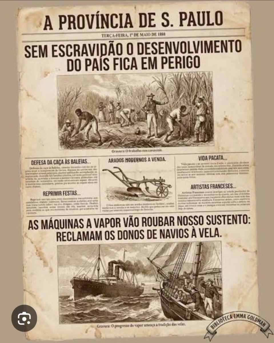 ScardiniKlaywer's tweet photo. @RafaelFontana Na época da escravidão falam a mesma coisa, se depender dos empresários eles querem o empregado trabalha igual condenado e não tenham direito a nada. https://t.co/VhJHGwjxni