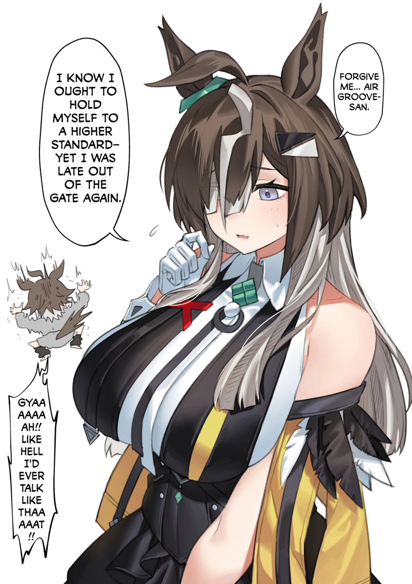 EspokunCity's tweet photo. A dignified, refined, and pure high-society lady version of Rurashi from an alternate timeline by @nukunuku564 

Please support the original artist's work!

#Umamusume #UmaTranslations 
#ウマ娘 #ウマ娘譲
#Rulership #ルーラーシップ
---
What if? Rulership never touches board games and junk food.