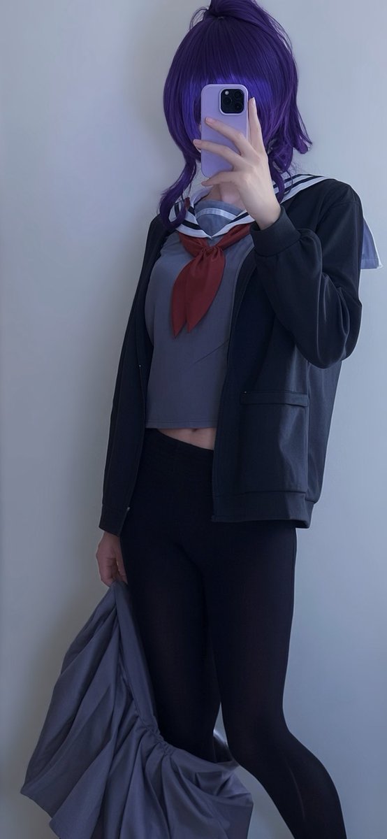 Purpiris's tweet photo. 猪，可是福将啊
#Prsk_cos #pjsk #朝比奈まふゆ https://t.co/KQysldh3Lk