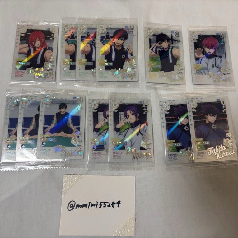 mmimi55284's tweet photo. ブルーロック 
ブルーロックウエハース6 

買取or交換

【求】paypay＞蜂楽 過去グッズ(チェキ等)
【譲】画像1〜4
3枚目 150〜
4枚目 110〜(キャラ変動あり)

希望額のご提示をお願いします。
ERレート理解ある方のみ。

発送方法
・郵送 https://t.co/9qmHTekXI7