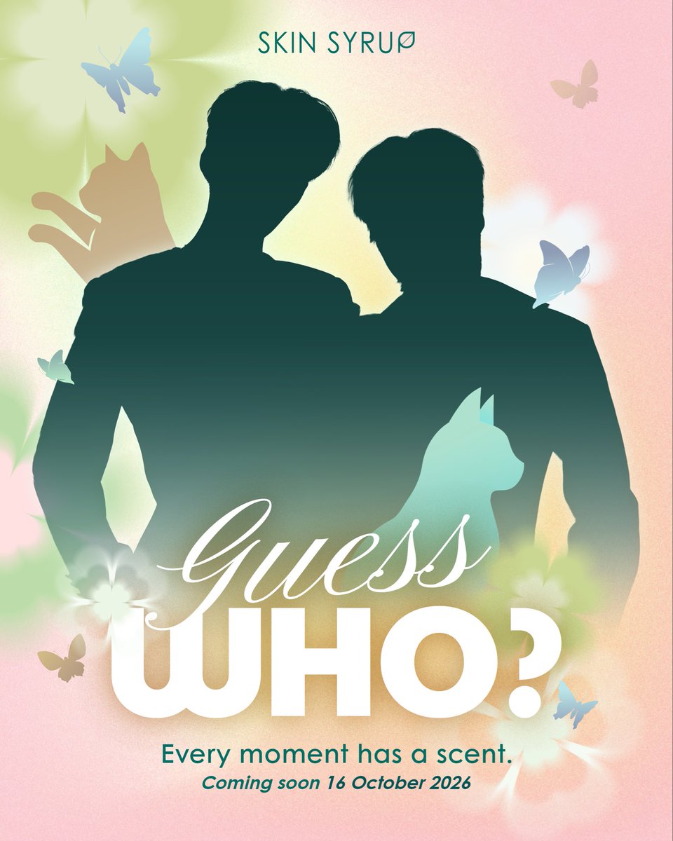 SkinSyrupp's tweet photo. GUESS WHO? 👀
🌸 A scent can spark a moment. A moment can become a memory.
 
Every scent in the Magical Scent Garden has a story to tell, with unexpected moments waiting to be discovered. ✨
Any guesses?

Find out tomorrow! 💙
🗓️ 16 October 2026
⏰ 12 PM (GMT+7)

#SKINSYRUP https://t.co/aa9NhwTaFV