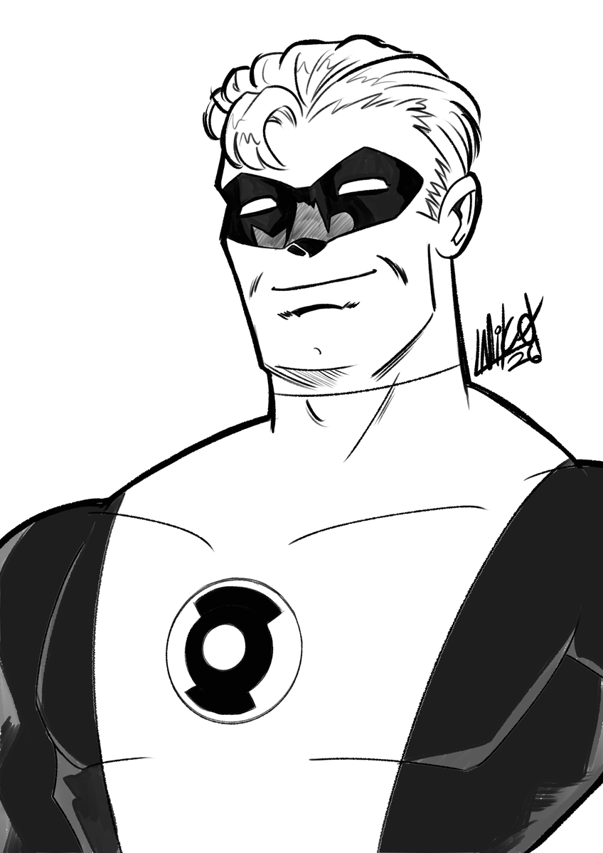 Latre12art's tweet photo. Green Lantern/Hal Jordan Inks practice
#greenlantern #dccomics #fanart #digitalart #inks #illustration #comicart https://t.co/nIVN6LZ7Ud
