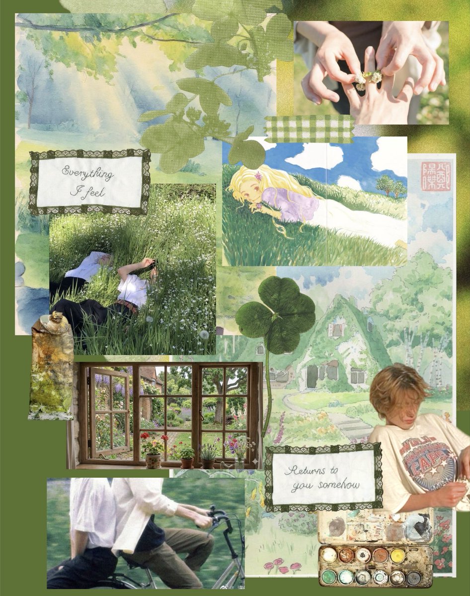 letsgetducks's tweet photo. some quite specific concepts I wish to see txt in: 

1: broken desert plate in an old england cottage of fine gentlemen
2: watercolor etude album lost in the sun warmed meadow with a couple of photographs in between pages 
3: one page from the dystopian 90s manga with no dialogue https://t.co/fqzggqsooh