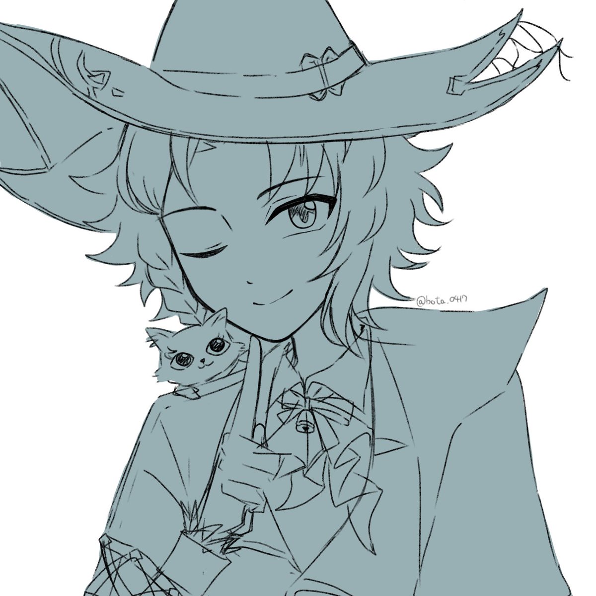 bota_0417's tweet photo. ハロラン実装日までにちゃんと描きたいって思ってたけど無理そう https://t.co/aR5tSftl1N