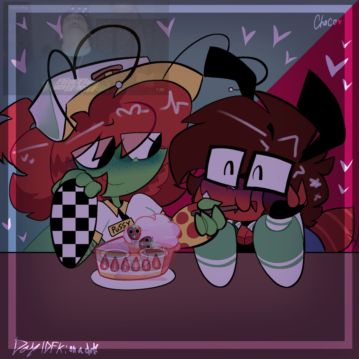 ChocoIsLost's tweet photo. Re-upload of my fixed version because I forgot the images 😭😭😭
#Funhouse #Manton #Mantober https://t.co/hAUfFD2Kuz