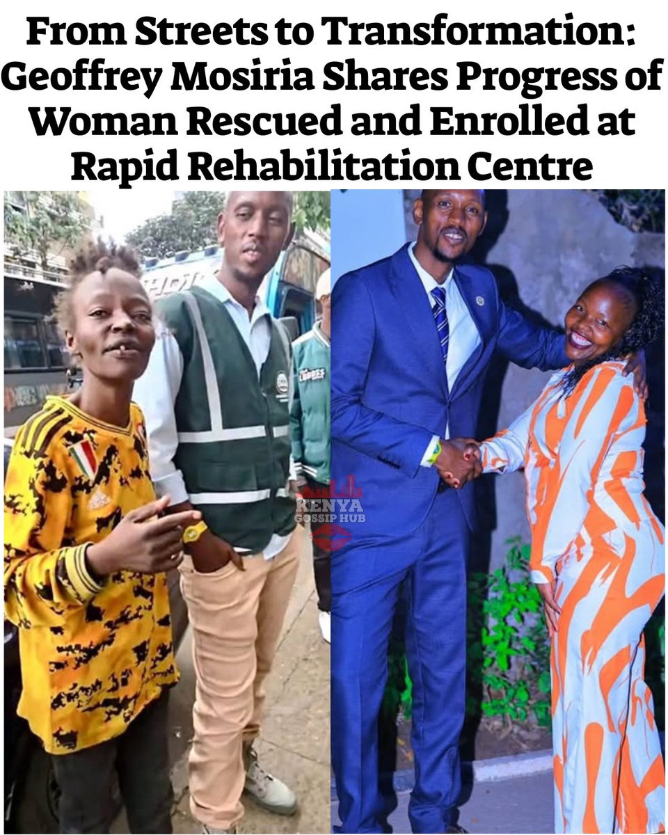 Msn_drip_page's tweet photo. From Streets to Transformation: Geoffrey Mosiria Shares Progress of Woman Rescued and Enrolled at Rapid Rehabilitation Centre https://t.co/tZbdqz1ydy