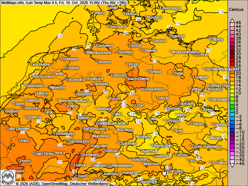 DonnerwetterDe's tweet photo. #Wetter nochmals warm, Freitagabend zieht eine schwache Kaltfront auf

Bis Freitag bleibt es warm und sonnig. Am Freitagnachmittag zieht eine Wetterfront durch, allerdings recht spät. Der Luftdruckverlauf signalisiert keine große Veränderung und nächste Woche haben wir wieder Hochdruckwetter, allerdings bei strammen Ostwinden.

(c) https://t.co/HbAMyyeG2N