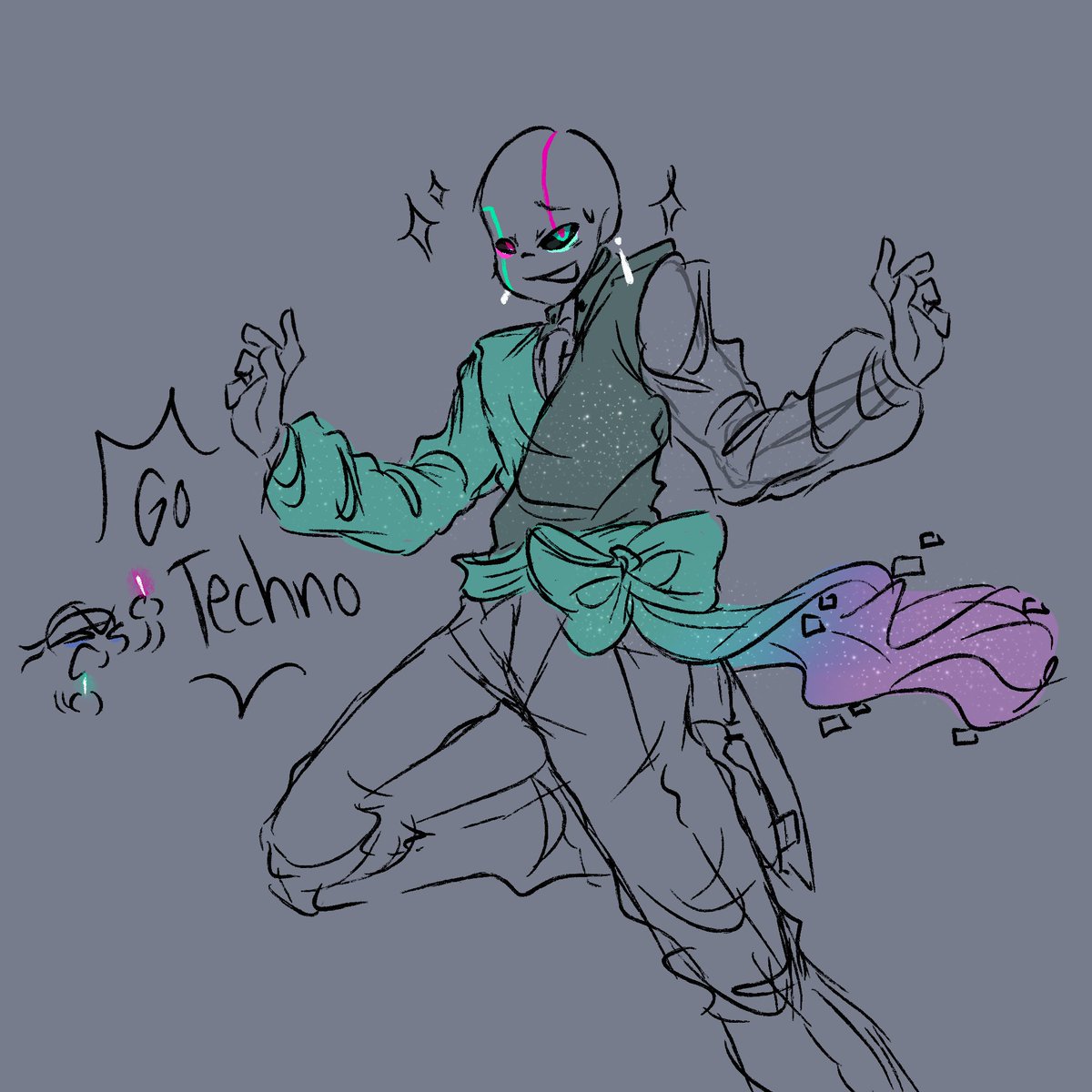 DreamShattered5's tweet photo. CMON TECHNO PULL THROUGHHHH

#ICESANSSWEEP #TECHNOSWEEP 
#OCSansPolls2026 #undertaleau #undertale #sansoc #utmv #utau #sans https://t.co/hfWxuLKJbv