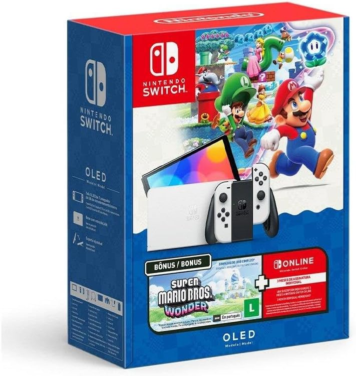 umpoucodepromos's tweet photo. Bundle Nintendo Switch OLED 
De: R$2.699,90
Por: R$1.899,94
https://t.co/JMBedbImxH https://t.co/NuLgQzVwuU