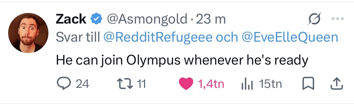 RedditRefugeee's tweet photo. crazy to wake up to an asmongold response to your tweet

GOAT 🙏 https://t.co/4vuyAeGToO